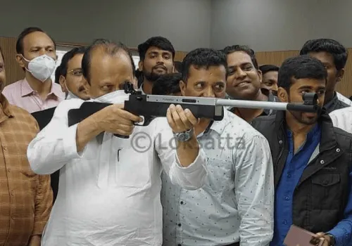 Maharashtra Deputy Chief Minister Ajit Pawar reviewing Fundook